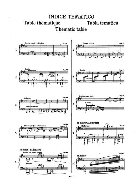 19 Rapsodie Ungheresi, 1 Rapsodia Spagnola: Vol I - Per Pianoforte - pro klavír
